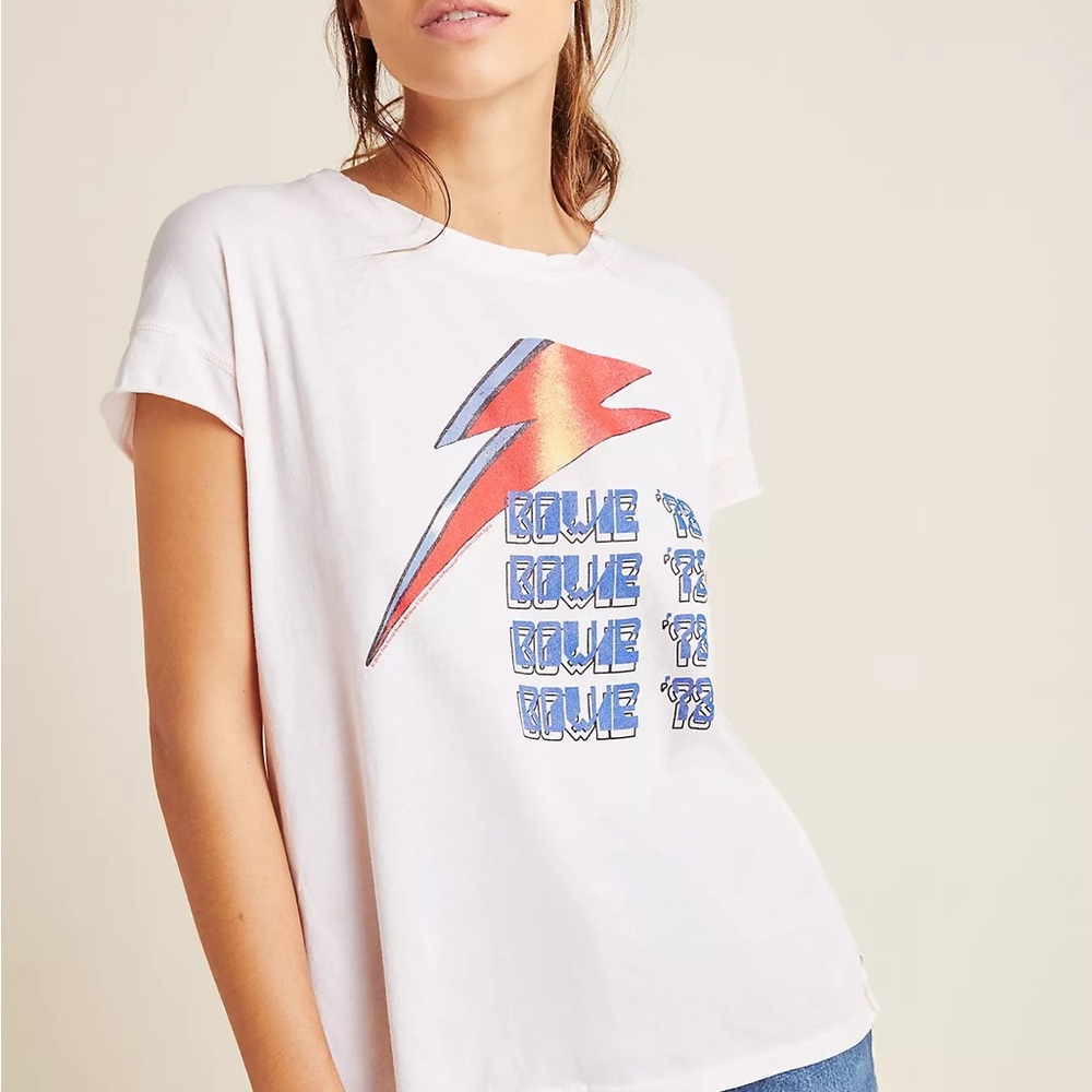 JUNK FOOD CLOTHING - David Bowie Graphic T-Shirt, “Bowie ‘73” Band Tee